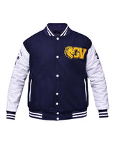 NAVY BLUE VARSITY JACKET
