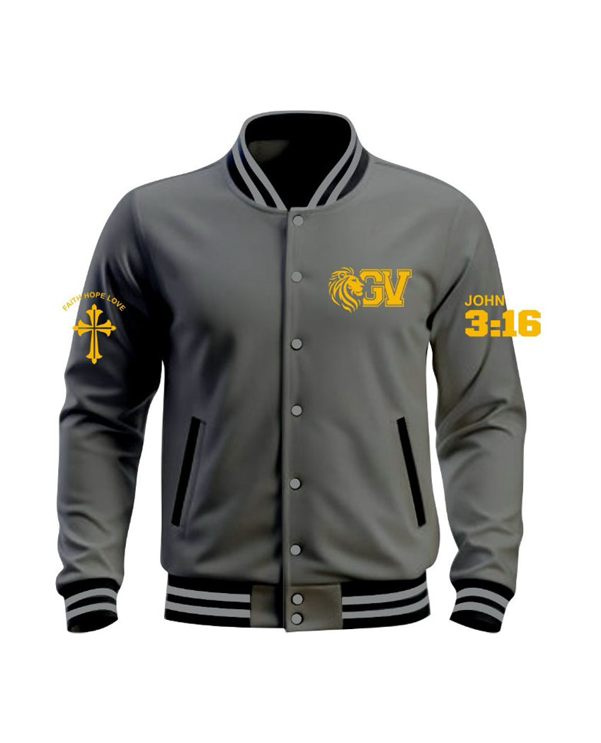 GRAY BOMBER JACKET