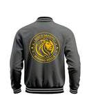 GRAY BOMBER JACKET