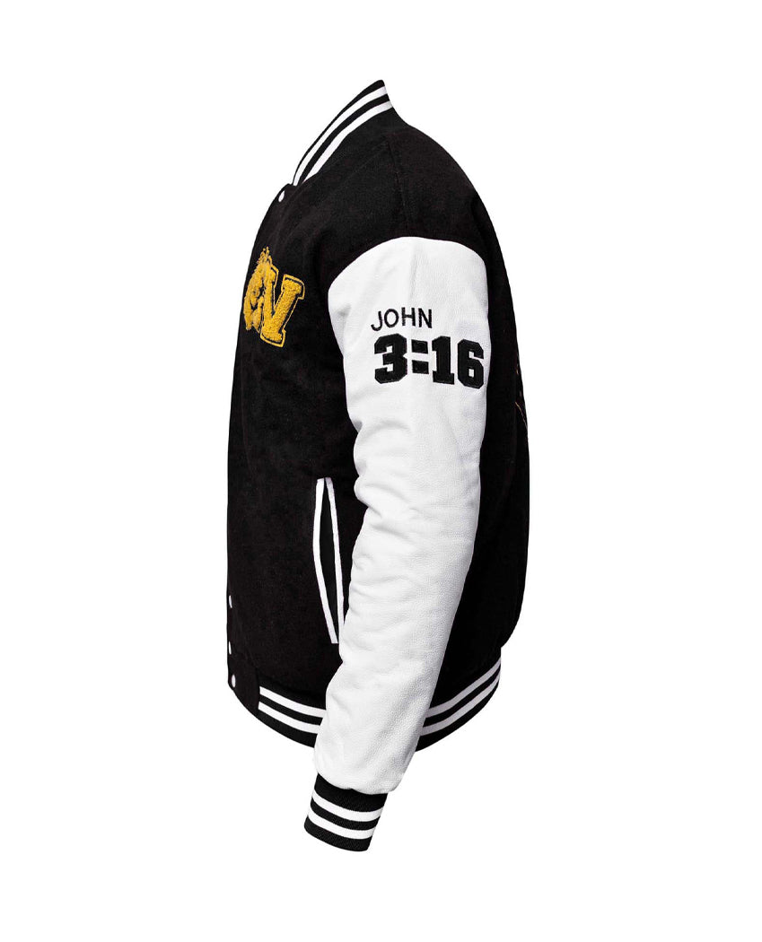 BLACK VARSITY JACKET